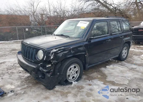 2008 Jeep Patriot Sport из США, поврежденный, VIN 1J8FT28058D785176